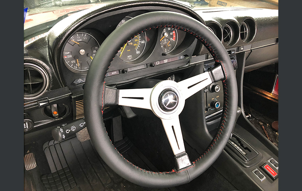 RV steering wheel